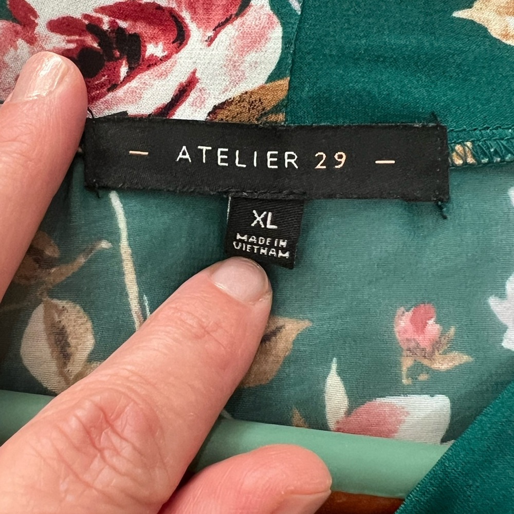Atelier 29 Blouse Sz XL - Picture 8 of 9